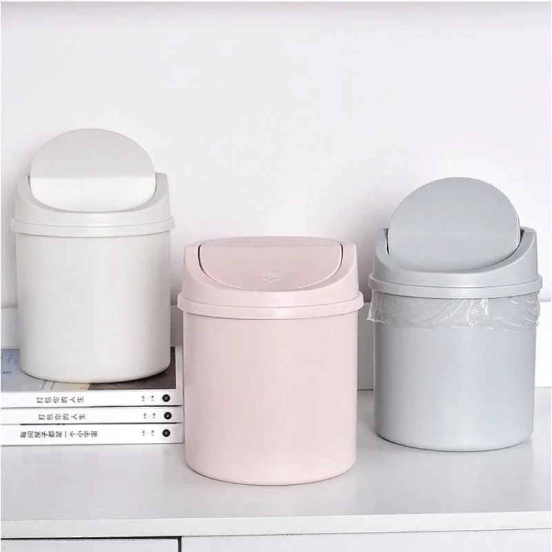 Commercial Kitchen Bin - Mini Desktop Trash Can with Lid
