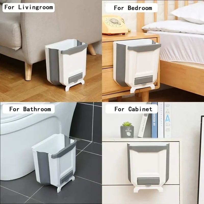 Wall‑Mounted Slim Collapsible  - đánh giá và giá Commercial Kitchen Bin